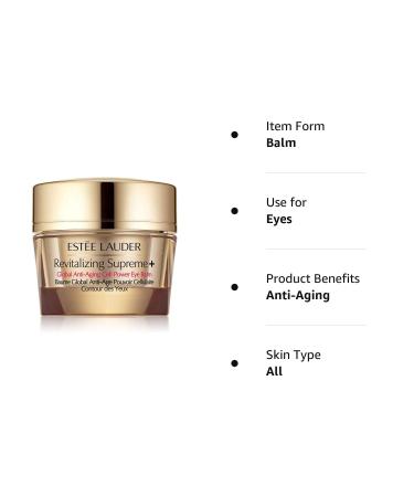 Estee Lauder Revitalizing Supreme+ Global Anti-Aging Cell Power Eye Balm 0.5 oz - Full Size, Unboxed - Buy Online on GoSupps.com
