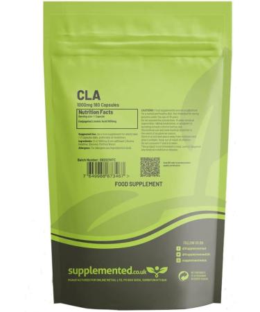 High Strength CLA Tonalin 1000mg Softgels - 90 Capsules Supplement | UK Made Pharmaceutical Grade Omega 6 Safflower Oil - Buy Online on GoSupps.com