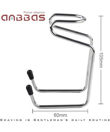 Anbbas Synthetic Badger Hair Shaving Brush Set with Stainless Steel Stand and Bowl - Buy Online on GoSupps.com