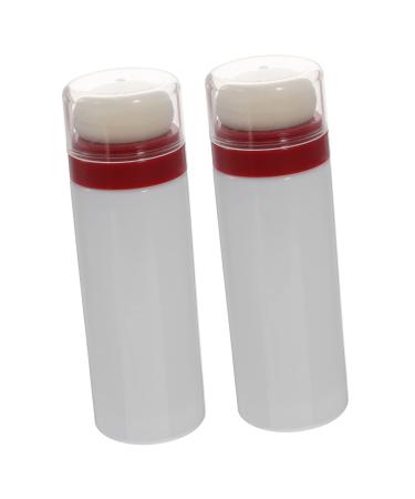 Toyvian 2pcs Makeup Powder Puff Travel Size Baby Powder Travel Baby Powder Face Powder Container Baby Powder Supplies Infant Powder Storage Bottle Portable Powder Puff Bottle Powder Box