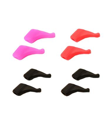 Babesa glasses pads anti-slip-nose pads silicone nasal cushions glasses ear bridges 4 pairs comfortable silicone-anti-slip holder for glasses b