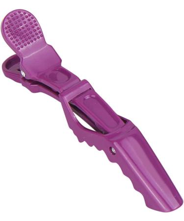 Crocodile Hair Clip Hairdressing Styling Alligator Sectioning Clamp Hairpins 6PCS Purple Clips Barrettes - Buy Online on GoSupps.com