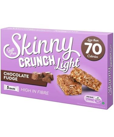 Skiny Crunch Light Chocolate Fudge Bars 5 Pack - A Low Calorie Chocolate Snack - Perfect For a Quick Snack On-The-Go - Pack of 10 - Buy Online on GoSupps.com