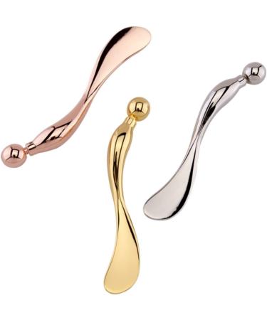 Healeved Makeup Spoon Zinc Cream Spoon Make up Kit Unicorn Horn Clip on Eye Spoon Creami Buttercream Spiral Tool 9.50X1.50X0.50CM Golden - Buy Online on GoSupps.com