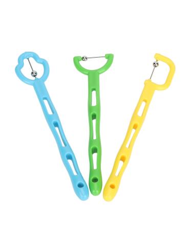 3-part tongue-tip exercise device trainer set for language disorders orthodontic period people who need tongue training etc.