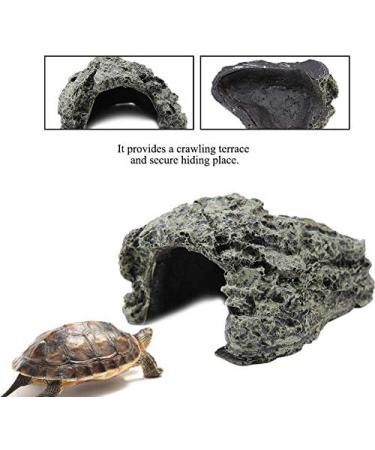 FTVOGUE Fish Basking Cave | Aquarium Turtle & Reptile Hide Habitat Decoration - International Shipping Available - Buy Online on GoSupps.com