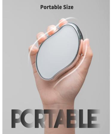 VANWIN Crystal Hair Eraser - Painless Hair Remover & Skincare Tool for Men and Women - Portable & Reusable Epilator - Silver - Buy Online on GoSupps.com