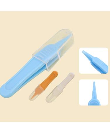 U-K Baby Care Ear Nose Navel Reusable Plastic Clean Tweezer Infant Tweezers Baby Supplies Comfortable and Environmentally as shown - Buy Online on GoSupps.com