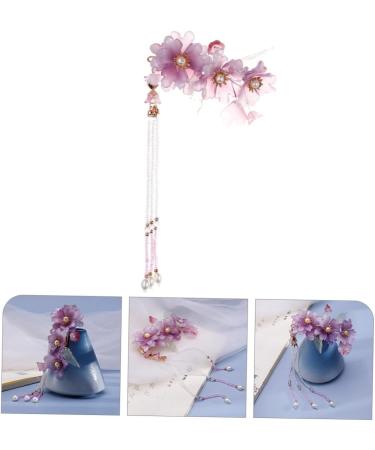 FRCOLOR Clip Chinese Archaistic Chain Hair Clip Bride Headpieces for Wedding Chinese Hair Accessories Hair Barrettes Tassel Hairpin Miss Pair Clip Acrylic - Buy Online on GoSupps.com