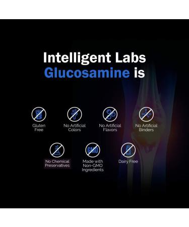 Triple Strength Glucosamine Sulfate Complex 1500mg with Boswellia, Chondroitin, MSM & Turmeric - Joint Support Formula - Buy Online on GoSupps.com