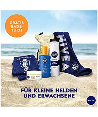 NIVEA DLRG Bath Towels Pack of 2 - Summer 2021 70x140 cm - Perfect for Beach & Pool - Buy Online on GoSupps.com