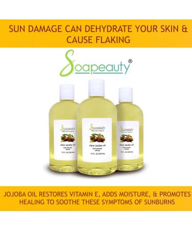 Organic Cold Pressed Jojoba Oil - 100% Pure Natural Moisturizer for Skin, Face & Hair - Perfect Carrier for Essential Oils - Ideal for Massage and Soap Making - Available in Various Sizes (32oz) - Buy Online on GoSupps.com
