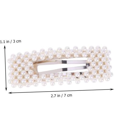 FRCOLOR Pearl Hair Pin Barrettes for Women Hair Claw Clips for Women Pearl Hair Clip Goody Hair Clips for Women Womens Barrettes for Hair Bobby Pin Bang Clip Miss Side Clip - Buy Online on GoSupps.com