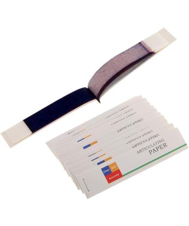 Buy Dental Articulating Paper - Red & Blue Thin/Thick Strips | 12 Books/Box | International Shipping Available - Buy Online on GoSupps.com