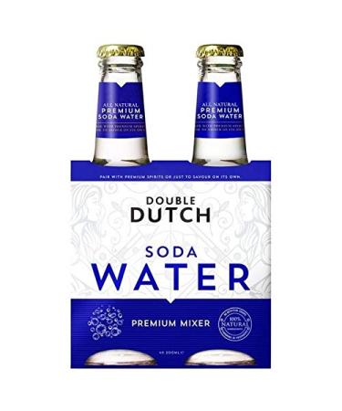 2X Double Dutch Soda Water 4 x 200ml