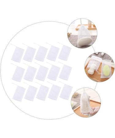 IWOWHERO 100 Pcs Soap Bag Foam Net Soap Bags Mesh Shower Foaming Mesh Soap Mesh Holder Body Bar Soap Pe White - Buy Online on GoSupps.com