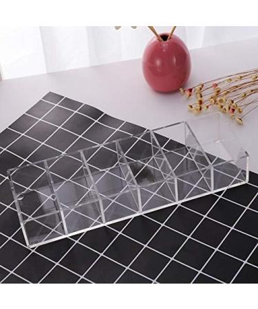 Anncus Clear Acrylic 6 Grids Makeup Organizer Blush Lipstick Holder Makeup Compact Powder Storage Box Eyeshadow Organizer Cosmetic Case - (Color: Clear) - Buy Online on GoSupps.com