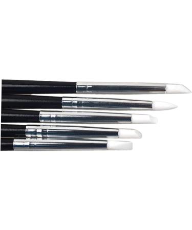 FRCOLOR Nail Shaping Pen nail art dotting nail art painting nail polish carving nail sculpture carving brush rubber tip nail nail art acrylic nail drawing Clay Pottery Clay Sculpting Tools - Buy Online on GoSupps.com