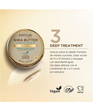 SHEA BUTTER coconut & marula oil deep treatment 300 ml - Buy Online on GoSupps.com