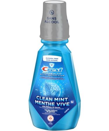 Crest Pro-Health Multi-Protection Alcohol Free Mouthwash Clean Mint 500 mL 500 ml (Pack of 1) Clean Mint - Buy Online on GoSupps.com