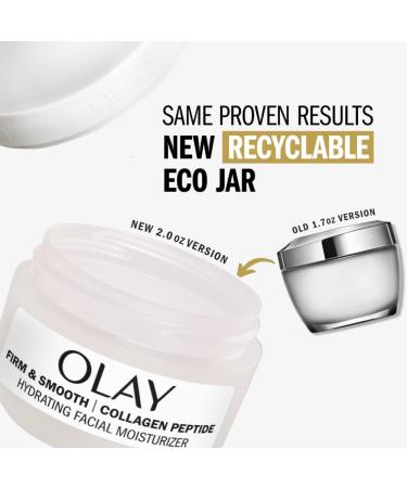 Olay Firm & Smooth Collagen Peptide Face Moisturizer - Fragrance Free - 2 Oz - Buy Online on GoSupps.com