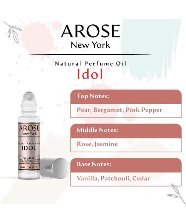 Idol Perfume Oil Alcohol-free Vegan 10 ml Pocket Size Travel Size long-lasting Fragrance Inspired by Idole - LARGE BOTTLE NOT INCLUDED - Buy Online on GoSupps.com