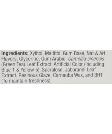 MighTeaFlow Xylitol Dry Mouth Gum - Spearmint - Case of 8 Packs (80 Pieces) - Clinically Tested - Stimulates Saliva - Reduces Bad Bacteria - Buy Online on GoSupps.com