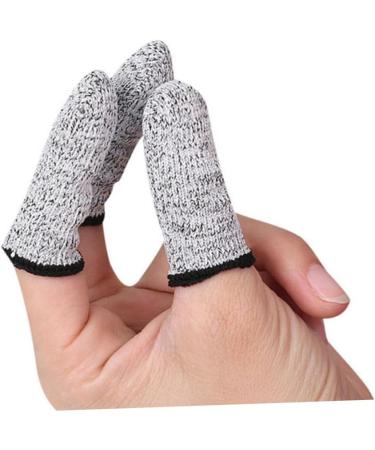 Buy NOLITOY Cut Resistant Gloves - 20 Pairs Finger Protection Sleeves for Safe Carving & Tool Use | Reusable Finger Guards & Cots - Buy Online on GoSupps.com