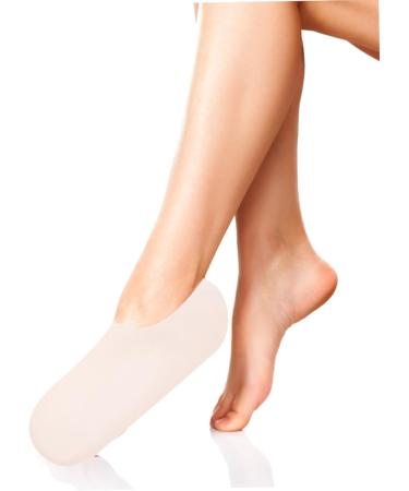 Beaupretty 1 Set Silicone and Foot Mask Cover Moisturizing Gel Socks for Dry Skin Lotion Socks Silicone Socks for Dry Cracked Feet Women Hand Moisturizer Gloves 19.50X15.00X0.10CM As Shown - Buy Online on GoSupps.com