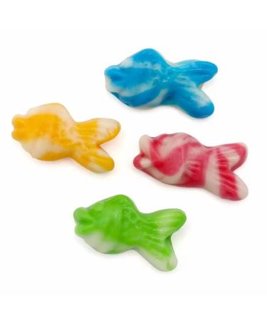 Kingsway Swirly Fish Fruit Flavour Gummy Sweet Candy Buffet Pick n Mix 500g