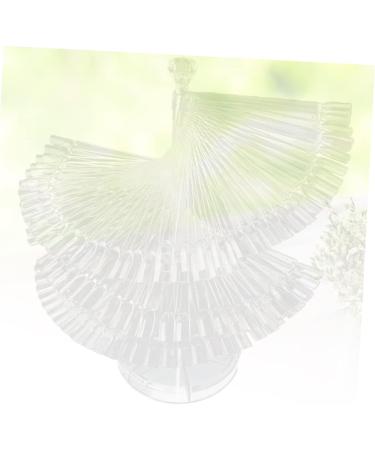 DOITOOL 1 Set Clear Fingernail Polish Nail Polishes Blank Nail Clear Nail Art Sticks Nail Polish Sticks Nail Polish Sample Sticks Display Board Manicure Tools To Rotate Size 1 As Shown - Buy Online on GoSupps.com