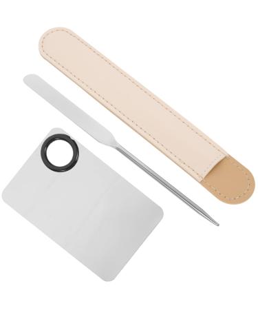 FRCOLOR 3 Sets Makeup Mixing Tray & Spatula | Stainless Steel Palette for Foundation & Nail Art | Korean Makeup Accessories - Buy Online on GoSupps.com
