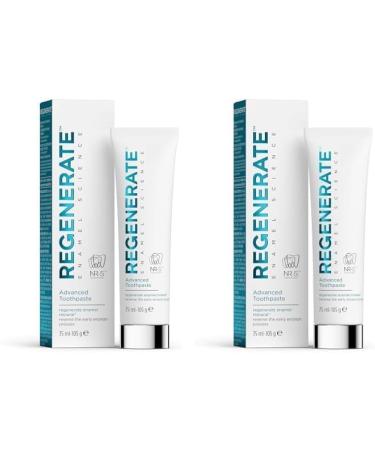Regenerate Advanced Toothpaste to repair tooth enamel for strong healthy teeth - 2.5 Oz - Pack Of 2