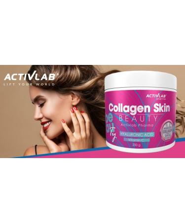 Activlab Pharma Collagen Beauty Powder | 200g Jar | Strawberry Raspberry Taste | 25 Servings | For Women | Skin Support & Protection Against Signs of Aging - Buy Online on GoSupps.com