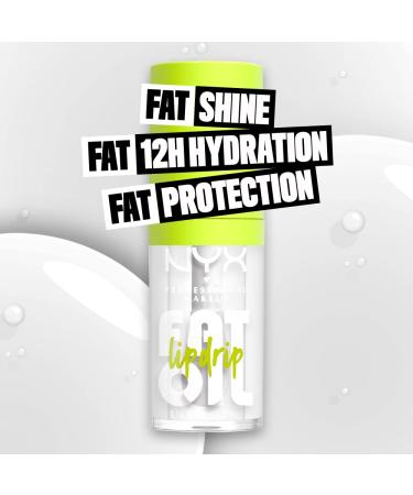 NYX Lip Drip Vegan Lip Gloss - My Main (Clear) 01 | Moisturizing & Shiny Formula - Buy Online on GoSupps.com