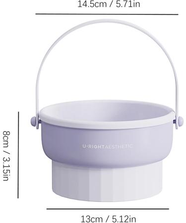 Cosmetic Cleaning Box Portable Cosmetic Tool Washing Bowl Silicon Brush Cleaner Pad 300g Makeup Brush Washing Box Cosmetic Cleaning Mat Scrubber Bowl Pad for Makeup Sponge Powder Puff Brushes Purple - Buy Online on GoSupps.com