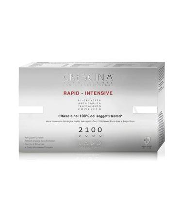 LABO Crescina Transdermal RAPID-INTENSIVE Follicular Islands 2100 Men 20+20 Ampoules for Anti-Hair Loss and Hair Regrowth Treatment