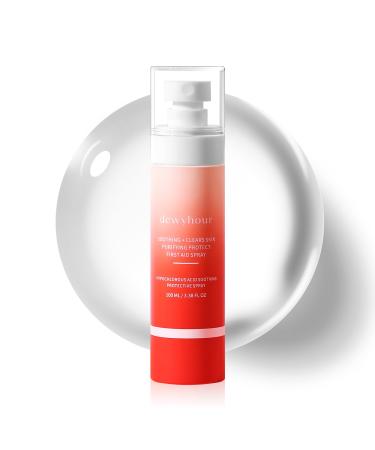 dewyhour Hypochlorous Acid Spray: Facial-Spray Hypochlorous Acid for Face, Soothes Sensitive Skin, Reduces Irritation, Clears Pores, First Aid Relief, 3.38 FL Oz