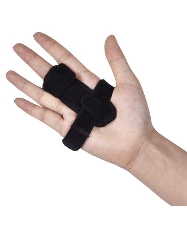 NICENEEDED Professional Trigger Finger Splint Developed Finger Brace with Extra Strap for Best Fit Adjustable Knuckle Brace for Straightening Curved Bent Locked Hands style 2