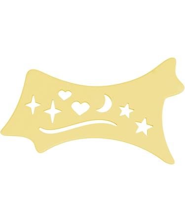 Winged Eyeliners Tool Soft Flexible Eyeliners Stencils | Precision Beveled Design Eye Liners Reusable Cleaning Cloths for Women Yellow - Buy Online on GoSupps.com
