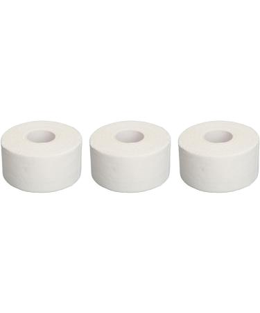 Buy 3 Rolls Elastic Athletic Tape | Pure Cotton Muscle Adhesive Tape for Fitness & Kinesiology - White | International Shipping Available - Buy Online on GoSupps.com