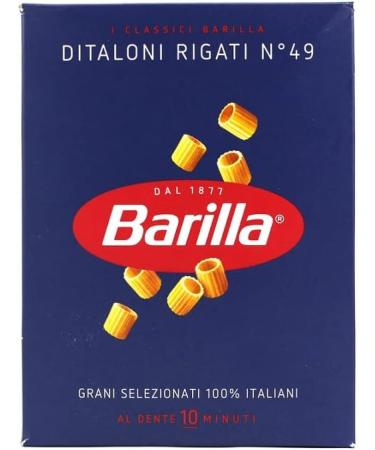 Barilla Pack of 5 Barilla Ditaloni Rigati pasta no. 49 - 500g pack - Buy Online on GoSupps.com