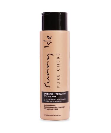 Sunny Isle Pure Chebe Extreme Hydrating Conditioner 12oz | Anti-Breakage Damage Reversal Formula | Infused with Pure Chebe Powder & Jamaican Black Castor Oil | All Hair Types