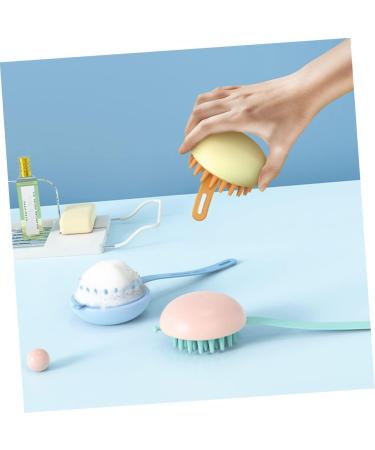 FRCOLOR 6 Pcs Massage Comb & Cleaning Brush Set - Wet/Dry Scrubber Hair Brush Massager for Shampoo - International Shipping Available - Buy Online on GoSupps.com