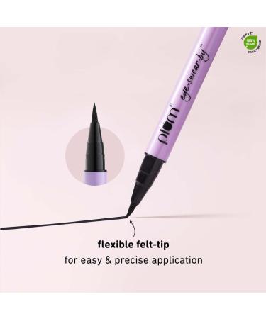 Plum Eye-Swear-By Eyeliner Pen - Flexible Felt-Tip Smudge-Proof 100% Vegan & Cruelty Free - Buy Online Internationally - Buy Online on GoSupps.com