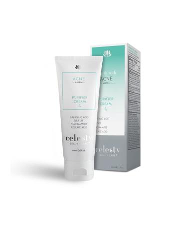 Celesty Beauty Hormonal Acne Face Moisturizer - Liquid Cream Purifier Enriched with Essential Vitamins Hormonal Pimple Extraction Cream Face Acne Spot Treatment 60ml 2 floz