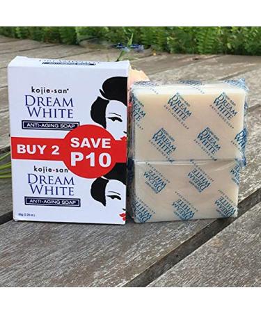 Kojie San Kojie San Dream White Anti-Aging Soap 2 Bars - 135g + 1 YouLookLight screen/phone cleaning cloth by Kojie San