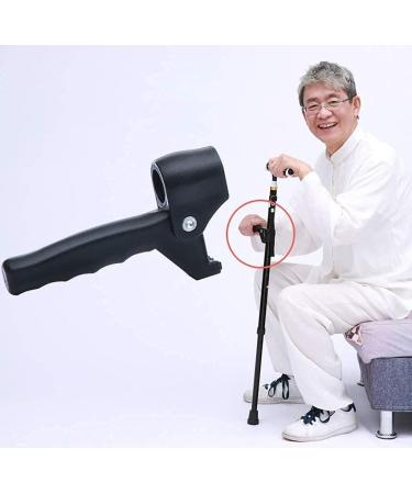 Canes Solid Wood Walking Stick Walking Stick for rollator Walking Stick Cane Big 4 Leg Base Disability Medical Aid Elderly Crutches Adjusted Height Telescopic Aluminum A Safehappy - Buy Online on GoSupps.com