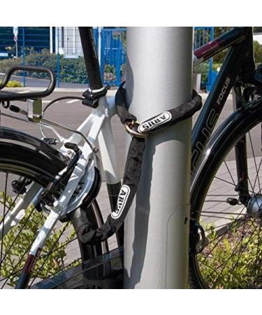 ABUS 6KS Frame Lock Chain - 85 cm 6 mm Thick Bicycle Lock Accessory - Secure Your Bike with Durable Black Chain - Buy Online on GoSupps.com