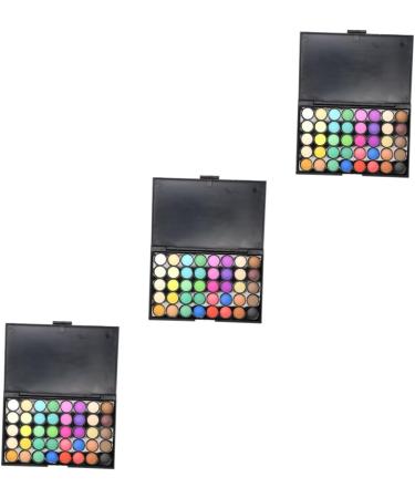FOMIYES 3pcs 40 Matte Eyeshadow Makeup Palette Eyeshadow Powder Eyeshadow Pallet Eye Shadow Tray Multicolor 1 count (Pack of 1) As Shownx3pcs - Buy Online on GoSupps.com